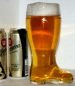 Preview: Stiefel 1000 mL, Trinkglas, Motivglas, Dekoglas, Nikolausstiefel, Bierstiefel