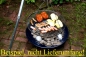 Preview: Barbecue grill round, stainless steel 50 cm for swivel barbecue; bar spacing only 12 mm