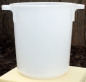 Preview: Barrel 50 litres, including lid, white, pickle barrel, pickle,