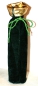 Preview: bottle bag, velvet bag green/gold with cord 140x430 mm