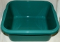 Preview: Rectangular bowl, mixing bowl 12 L (approx.35x33x15cm) green, white or blue, by Gies