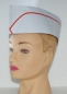 Preview: Paper boat white, with red stripe, 20 pieces adjustable, chef's hat