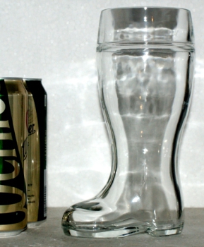 Stiefel 1000 mL, Trinkglas, Motivglas, Dekoglas, Nikolausstiefel, Bierstiefel