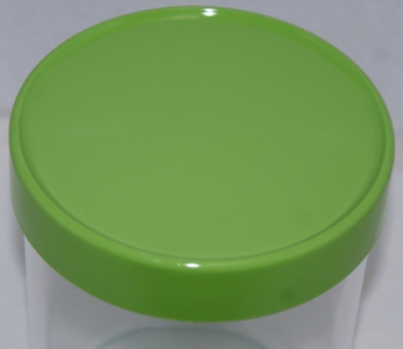 Storage tin round with lid, green 1 L (Ø 11,5x15 cm) by Gies