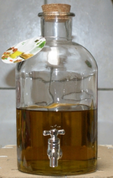 Dekoflasche, Ölspender mit Ablasshahn 1000 ml