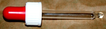 Pipettengarnitur, weiß 77 mm - für Fl 30 ml, DIN 18