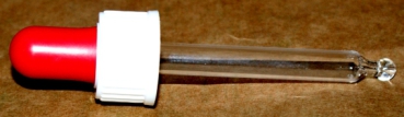 Pipettengarnitur DIN 18 weiß 71 mm - für Fl 20 ml