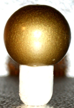 Holzgriffkorken -  Kugel - goldfarben, Korken Ø 16 mm, Kugel Ø 32 mm