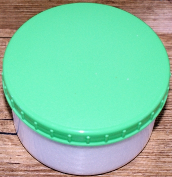 Vorratsdose rund mit Deckel, grün 0,35 L (Ø 10x5,5 cm) von Gies