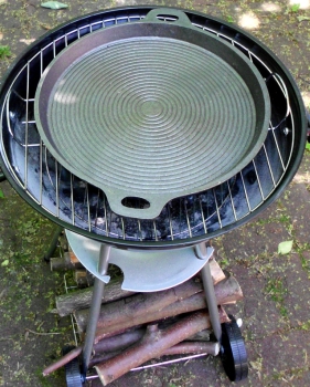 Grillpfanne, Gusseisen 35 cm von Grillplanet