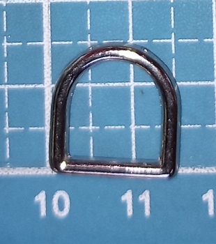 D-Ring Edelstahl 1,5 x 11 mm, D ring