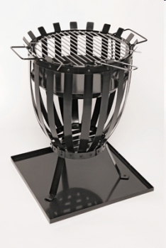 Fire basket with barbecue (grill) insert