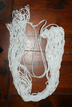 Kesselnetz, Schwartennetz,  Wurstnetz - Perlon - 80 cm (Hand geknüpft) Kesselnetze
