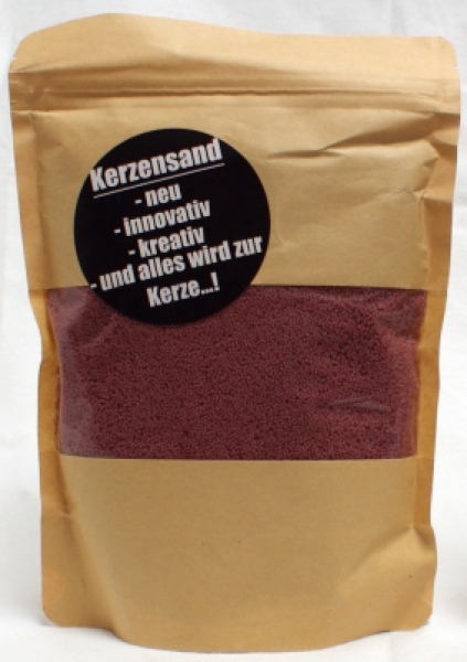 Kerzensand flieder, 100 g,  Wachsgranulat; Kerzen selber herstellen