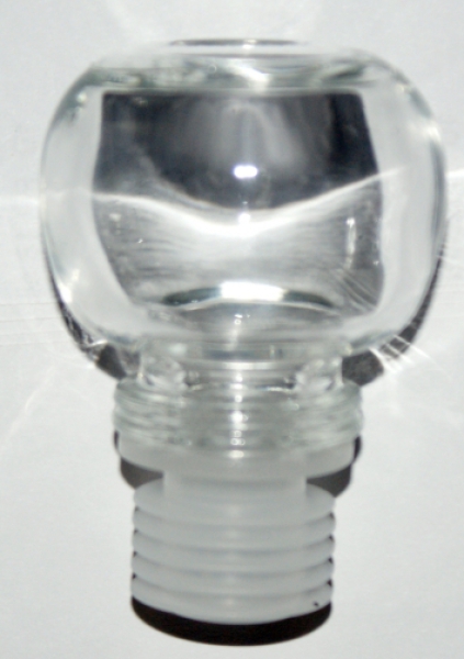 Glass stopper, round 20 mm