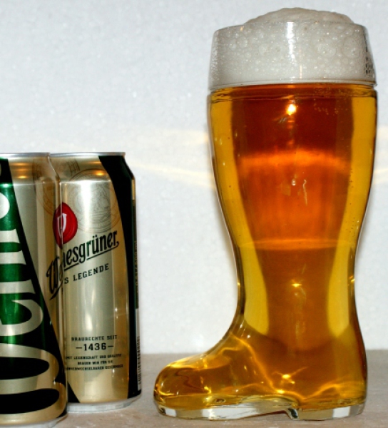 Stiefel 1000 mL, Trinkglas, Motivglas, Dekoglas, Nikolausstiefel, Bierstiefel