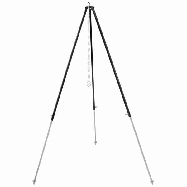 telescopic frame tripod 180 cm black lacquered