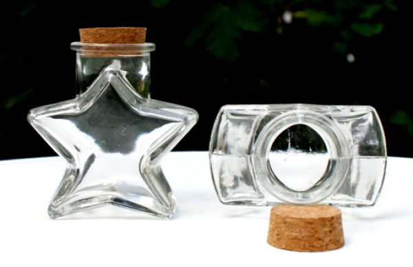 Cork glass "Star" 140 ml incl. press corks