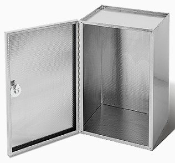 Base/stand with door - CR stainless steel for smoker / Substructure