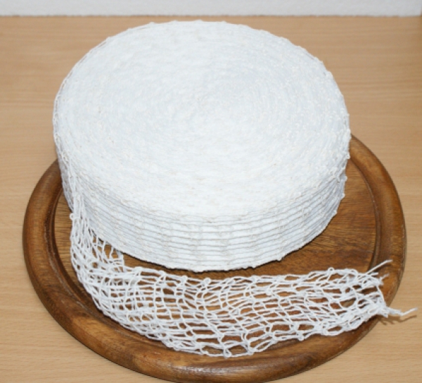 Roasting net 18/5CR, white RO. 50 M, Roll roasting net, XHam net, Cheese smoking net