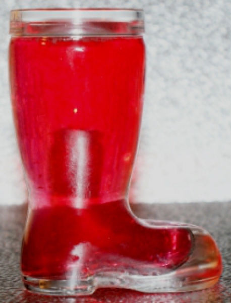 Boot 40 mL, drinking glass, motif glass, shot glass, mini vase