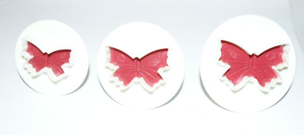 Cookie cutters "Butterflies" Set of 3 with ejector - from Westmark