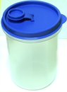 Nitritpökelsalz mit Vorratsdose (Deckel blau) - 1000 g - mit Anleitung,Pökelsals,NPS,pökeln